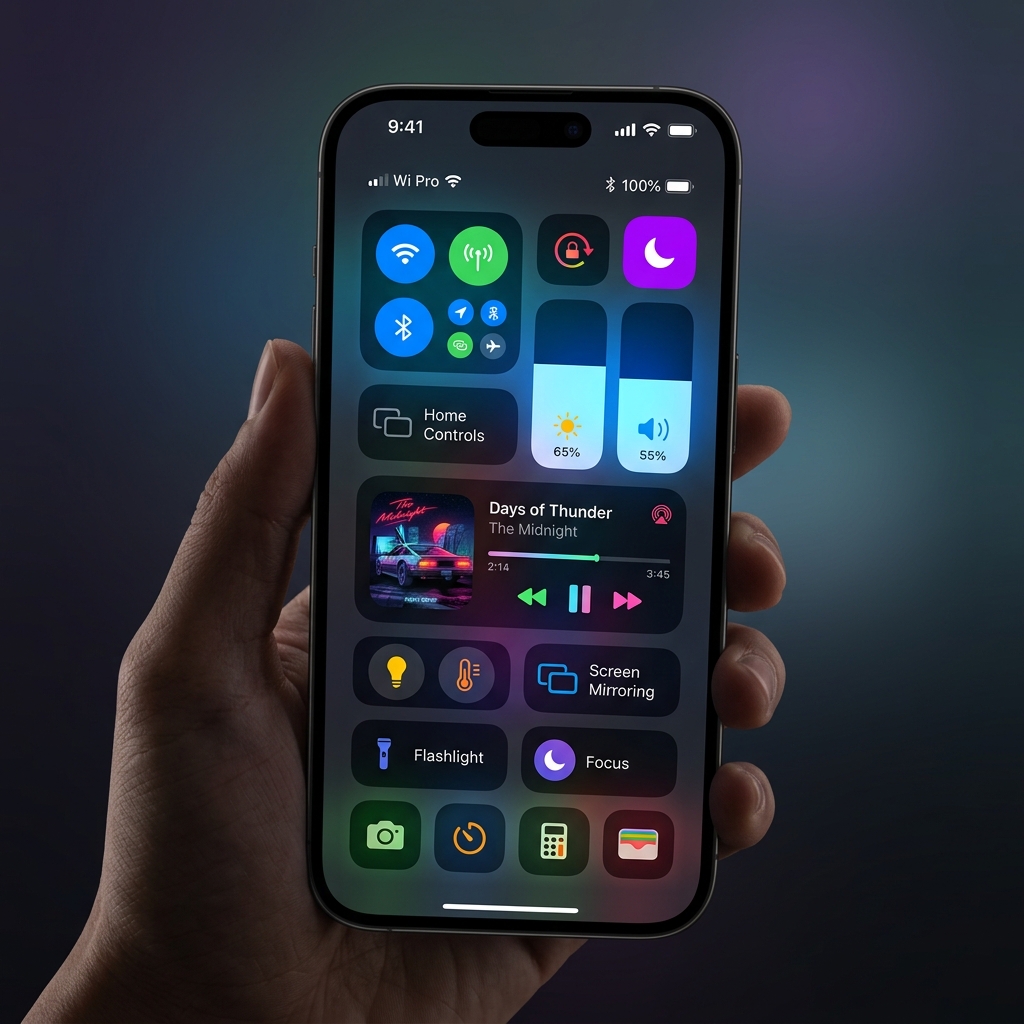 iOS Control Center Concept